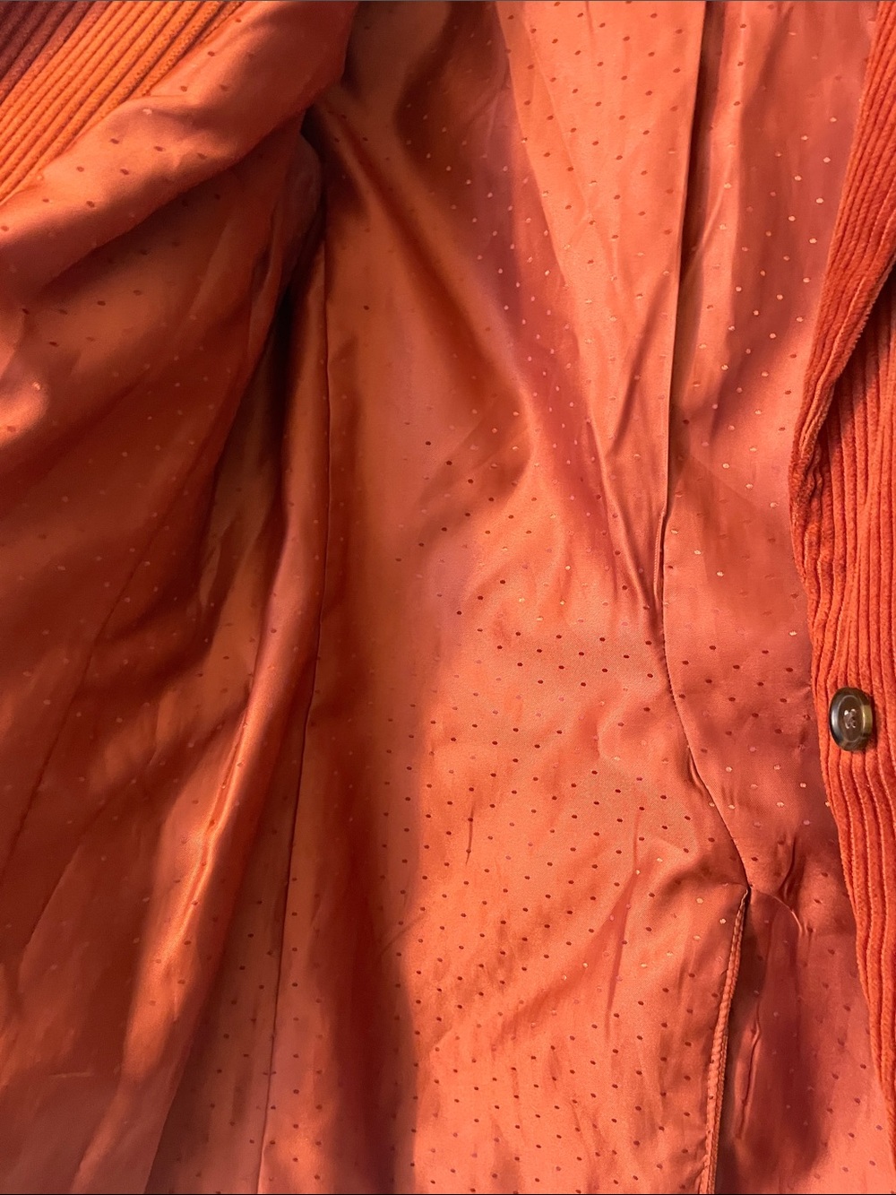 Banana Republic Rust Corduroy Single-Button Blazer - Picture 4 of 8